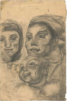 Неизвестный художник. Три портрета